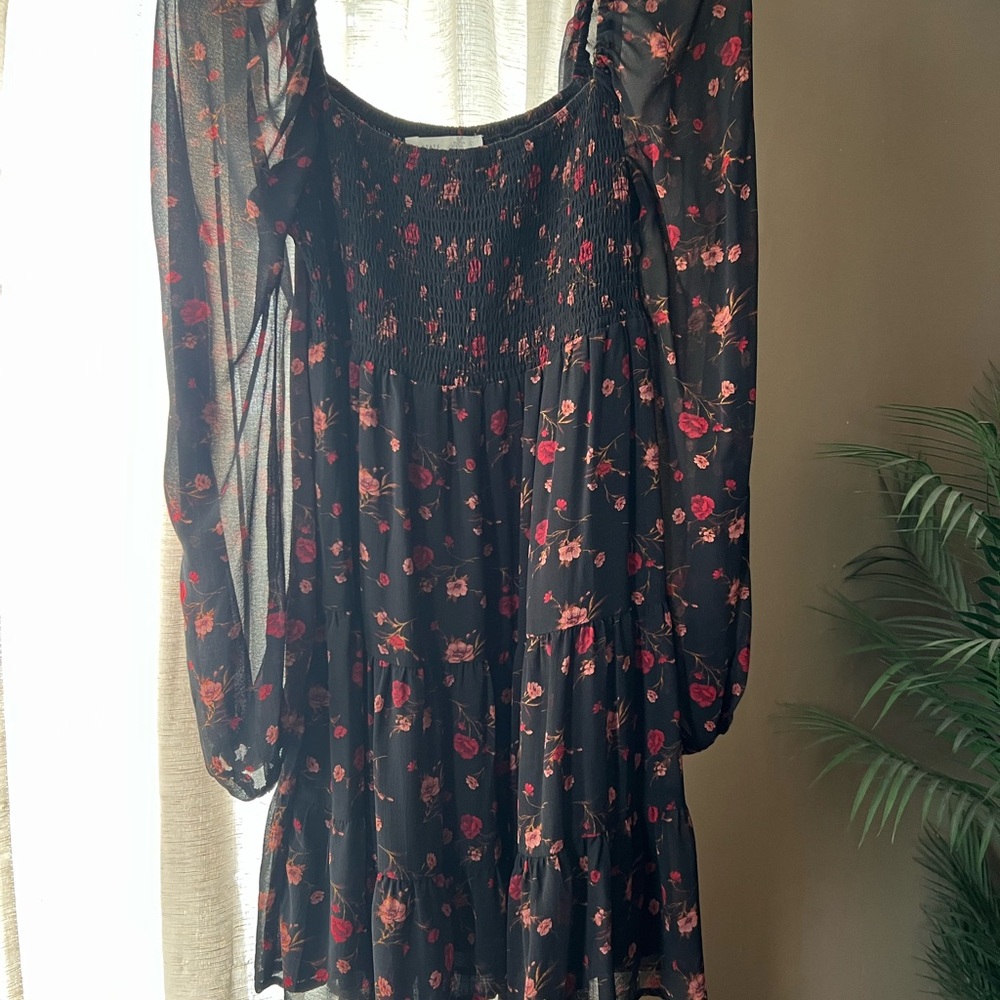 Altar’d State Sheer Black Dress